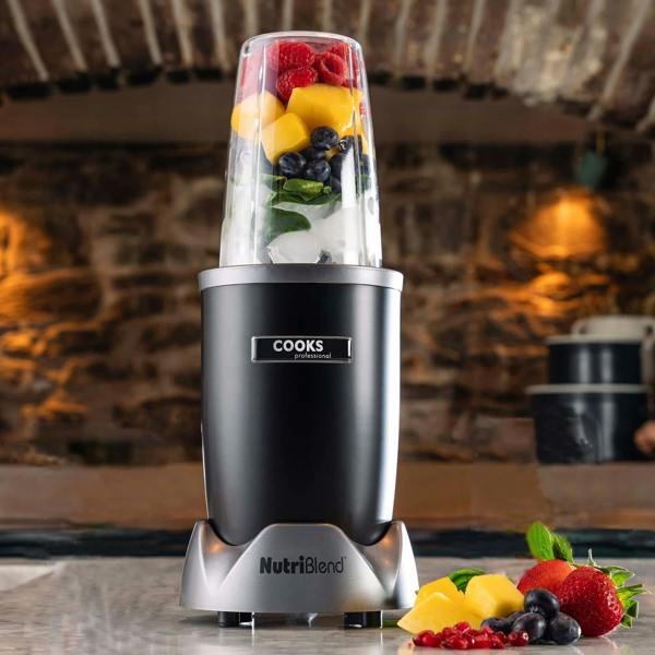 Cooks Professional Nutriblend Blender and Smoothie Maker | Black / Silver