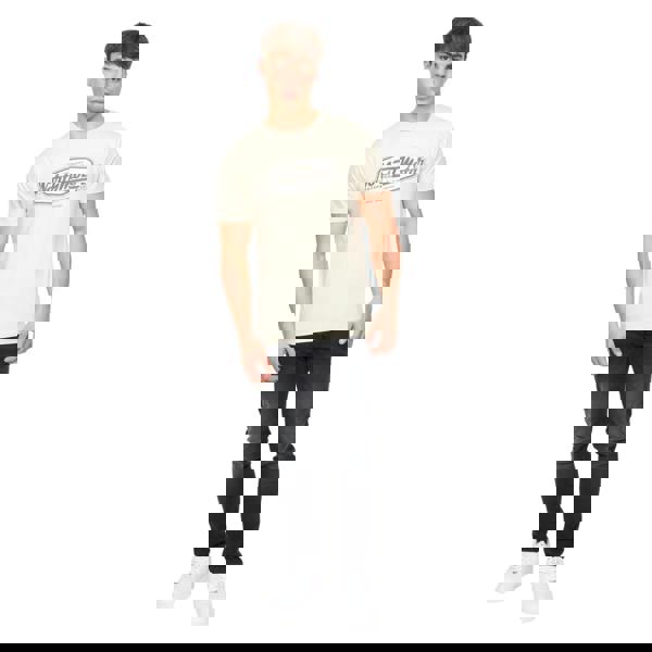 Crosshatch Mens Hellmere T-Shirt - Off White - 