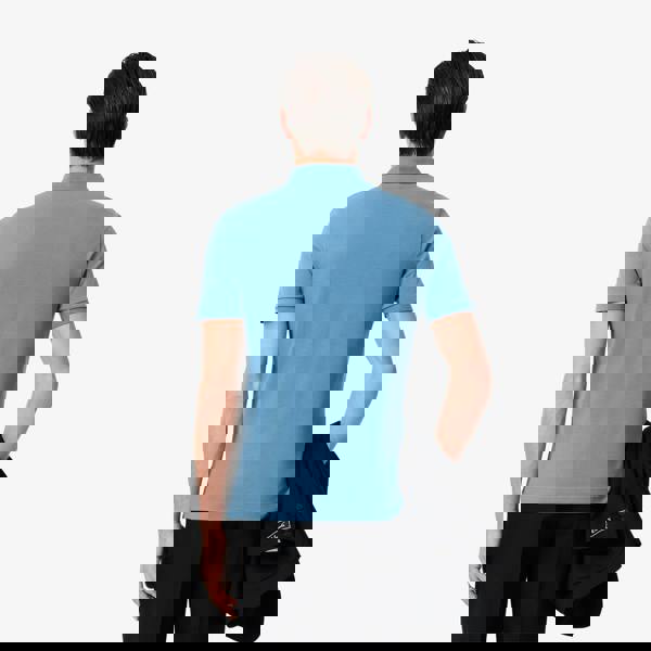 Lacoste Mens Paris Piqué Stretch Regular Polo Shirt - Sky Blue - 