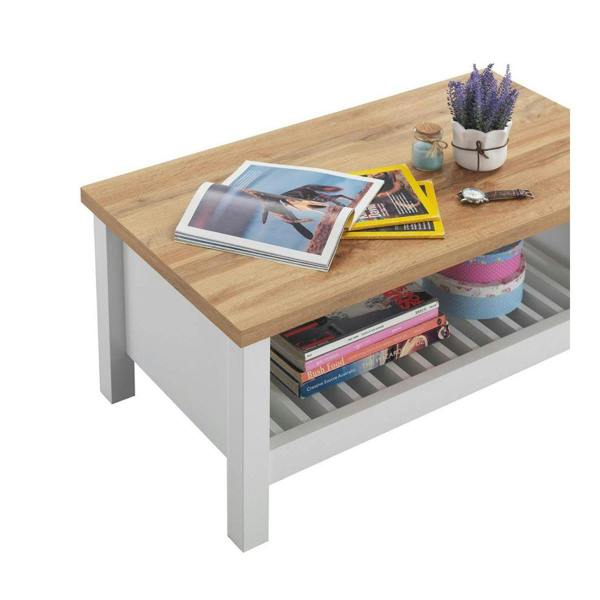 Timber Art Design Astbury Coffee Table Living Room Open Storage Furniture