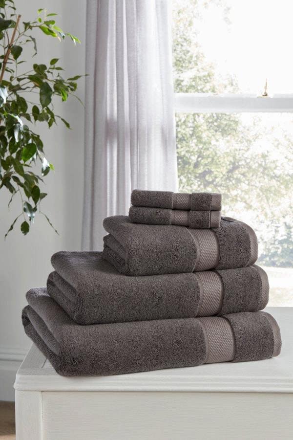 Bamboo Bath Sheet in Smoke Grey - Bath Towels