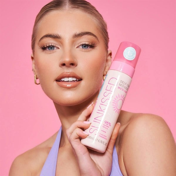 Sunkissed Self Tan Mousse Medium 200ml 95% Natural