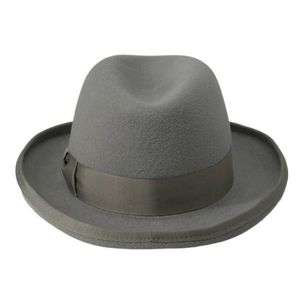 Gamble & Gunn Luxury Grey Fur Felt Homburg