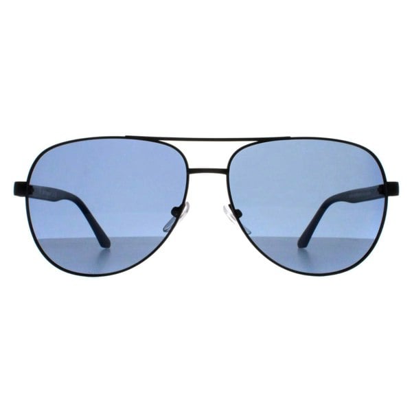 BMW Motorsport Sunglasses BS0028 02M Matte Black Blue Polarised