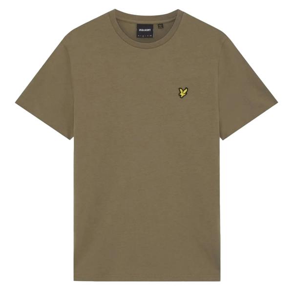 Lyle & Scott Plain T-Shirt Khaki Ash