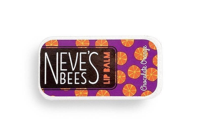 Neve's Bees Chocolate Orange Lip Balm - great for peeling lips