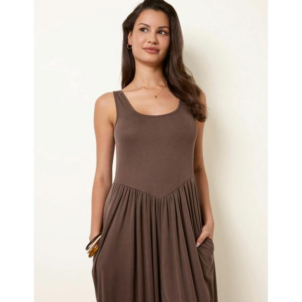 Blue Vanilla Jersey Balloon Leg Jumpsuit With Pockets