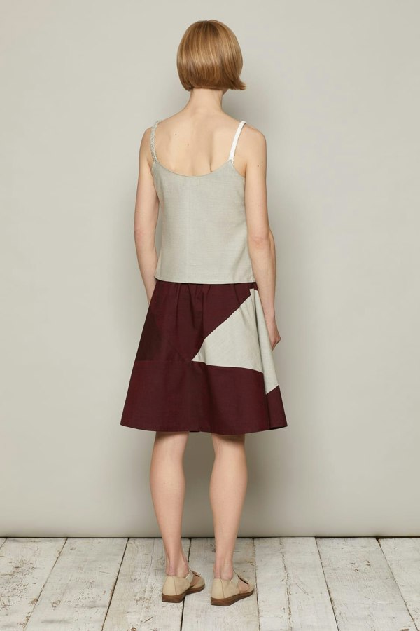 Bo Carter Koko Skirt - Burgundy