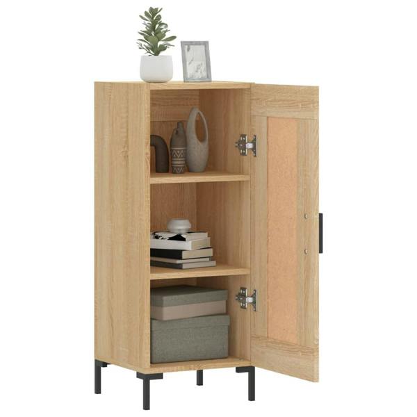 Berkfield Sideboard Sonoma Oak 34.5x34x90 cm Engineered Wood