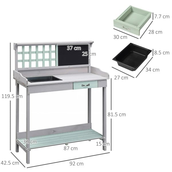 Potting Bench Table