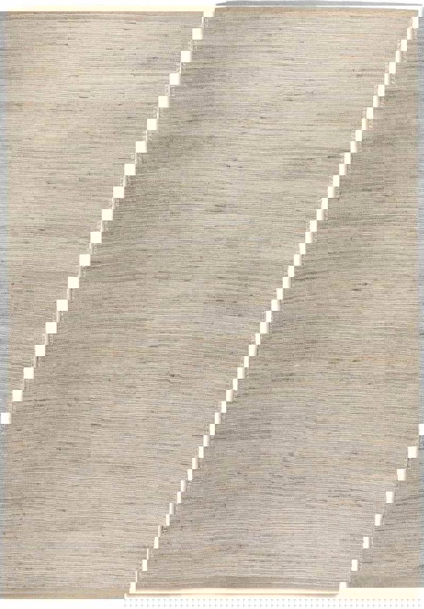 Handloom Jute Rug Dhaka Natural Grey Brown