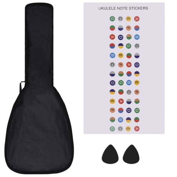 Berkfield Soprano Ukulele Set with Bag for Kids Pink 21"