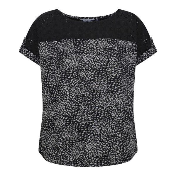 Regatta Womens/Ladies Jaida Abstract T-Shirt - Black