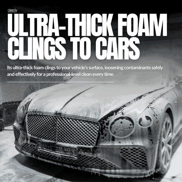 Cleenly Bubblegum Snow Foam - High Performance Formula with Super Thick Foam - Non Caustic & pH Neutral 10L