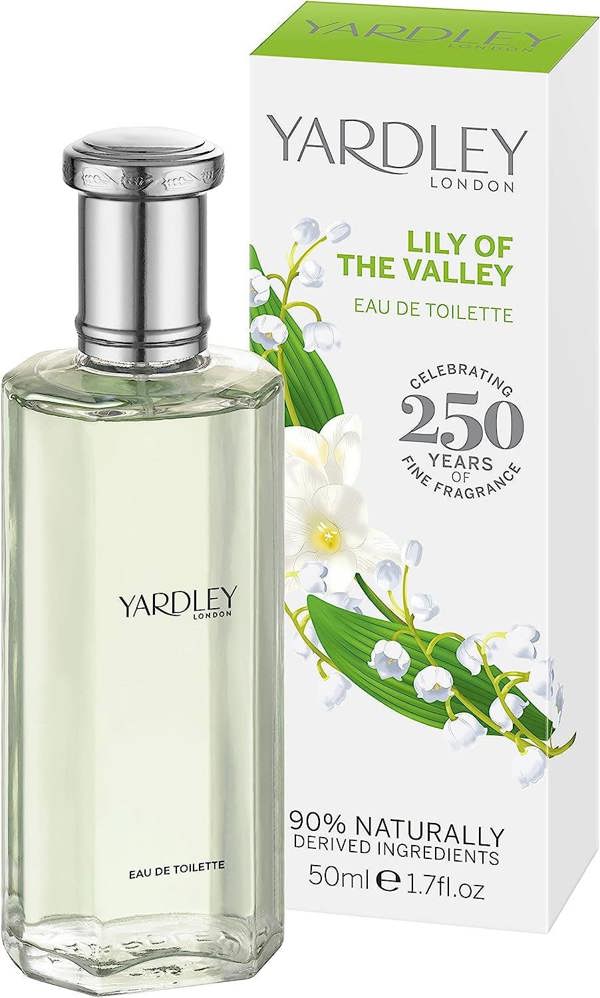Yardley Lily Of The Valley 50ml Eau De Toilette EDT Spray For Her