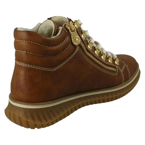 Rieker Ladies Rieker-Tex Double Zip Ankle Boots 74233
