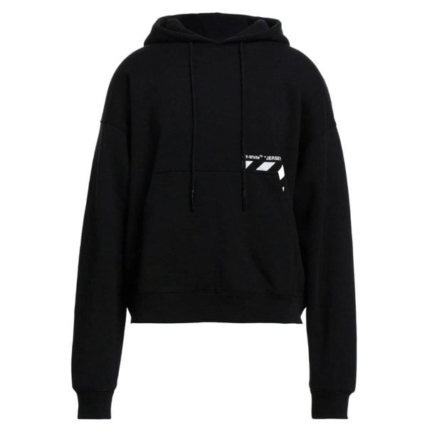 Off-White Pocket Skate Logo Hoodie - Black