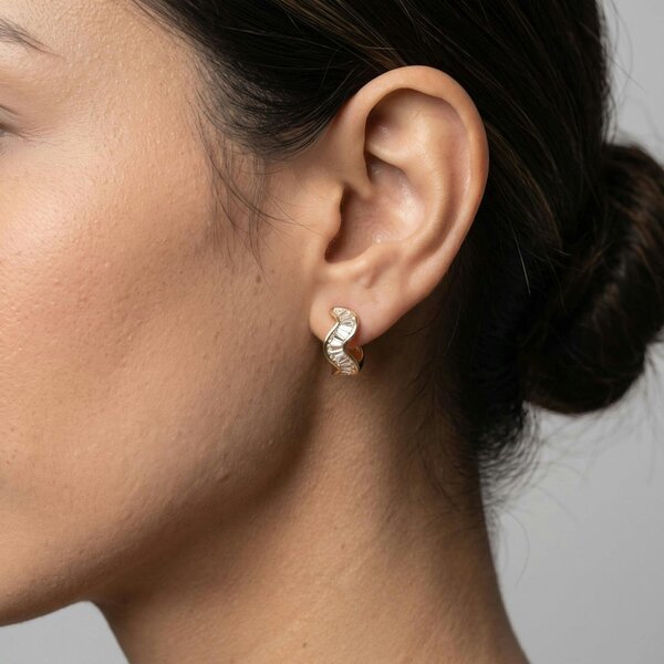 Uchi & Soto Kin Stacked Gold Hoops