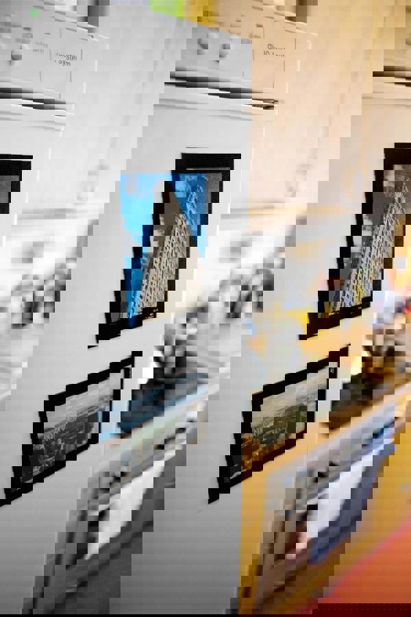 Durable DURAFRAME Self Adhesive Magnetic Signage Frame | 2 Pack | A6 Black