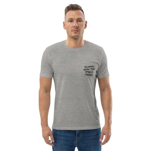 Anchor & Crew Small Print Annotations Organic Cotton T-Shirt