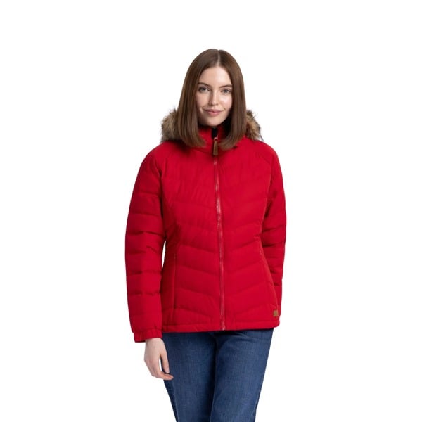 Trespass Women's Nadina Waterproof Padded Jacket - Red