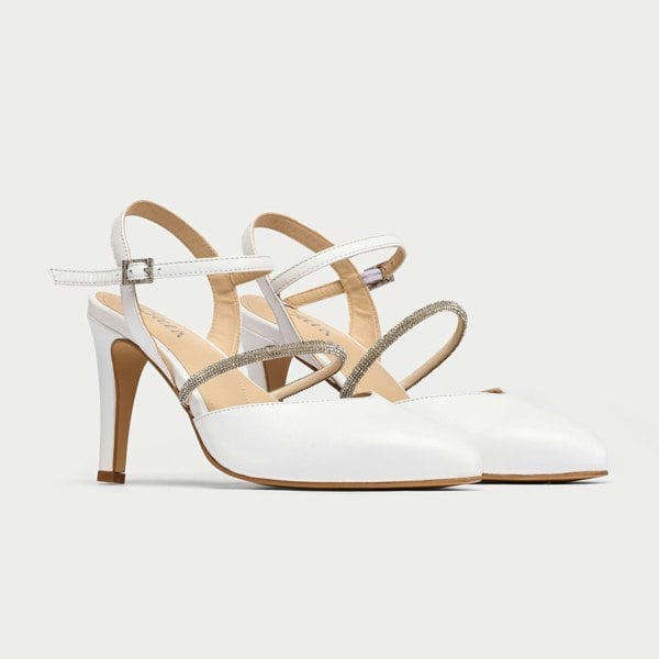 Calla Sienna Shoes  - White Leather