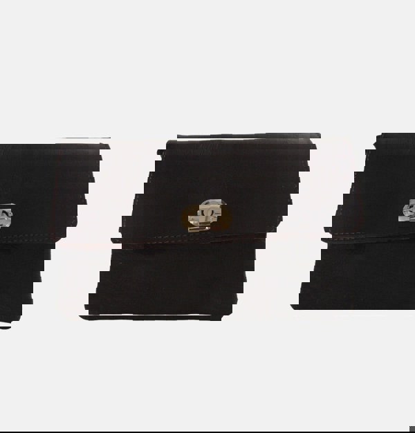 Berber Leather The Kenitra Soft Cross-Body Bag in Dark Brown