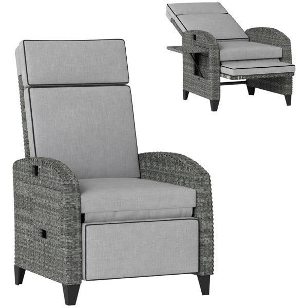 Rattan Recliner Chair