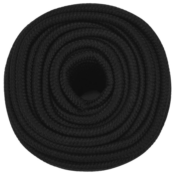 Berkfield Work Rope Black 12 mm 100 m Polyester