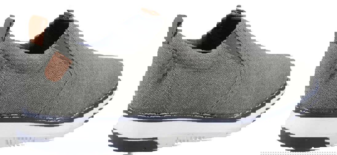 Hush Puppies Benny Mens Casual Slip On Smart Canvas Trainers Shoes