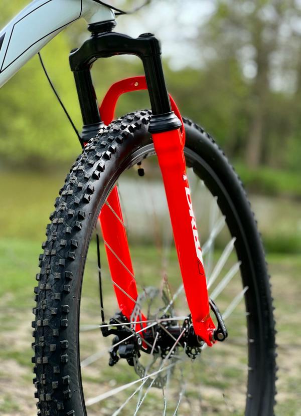 Dallingridge Viscount Hardtail Mountain Bike, 27.5" Wheel - White/Red