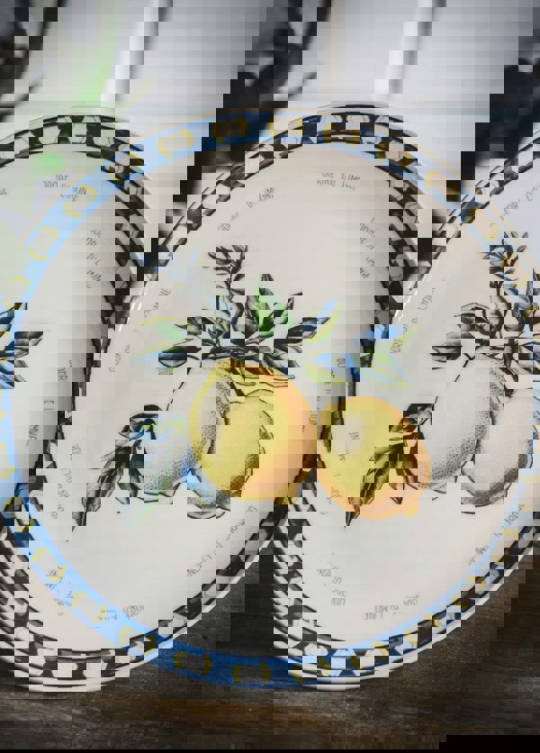 Rozi Odore Di Limone Collection Dinner Plates, Set of 6