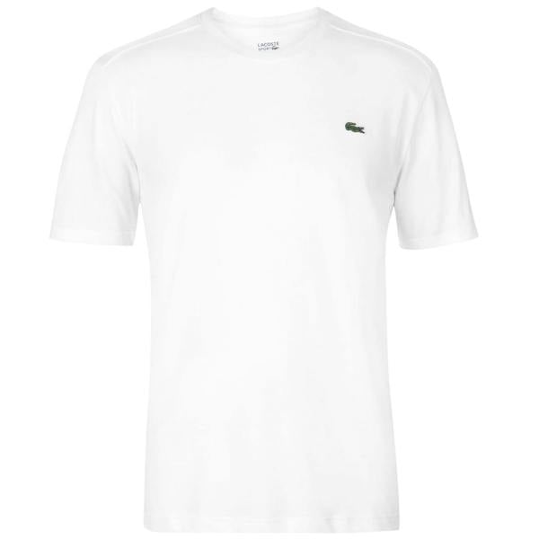 Lacoste Mens Logo Premium Cotton T-Shirt - White - 