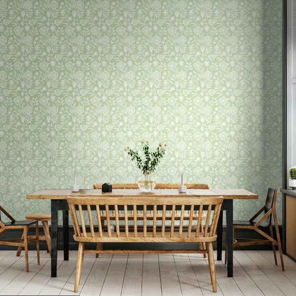 Hoopla Walls Evelyn Trail - Pear 10m Wallpaper