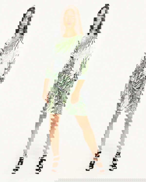 Great Plains Palm Camo Shift Womens Dress