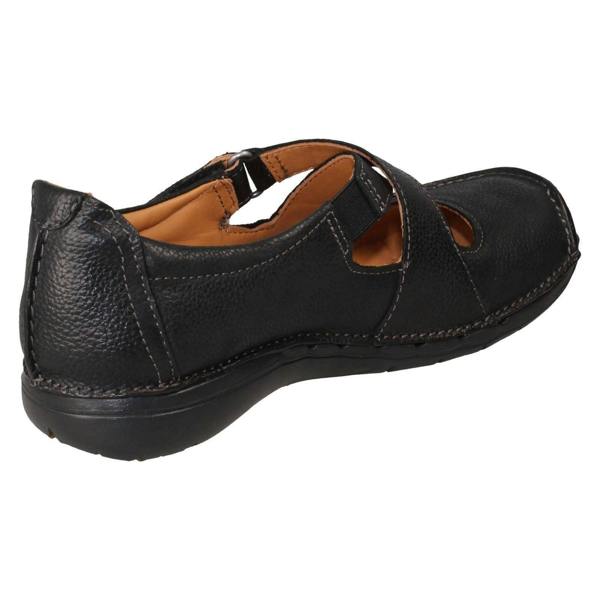 Clarks Ladies Unstructured by Clarks Hook and Loop Casual Shoes Un Loop Strap