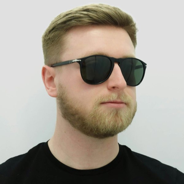 Persol Sunglasses 9649 95/31 Black Green 55