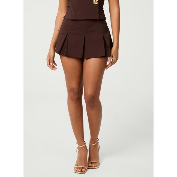 Pink Vanilla Pleated Skort