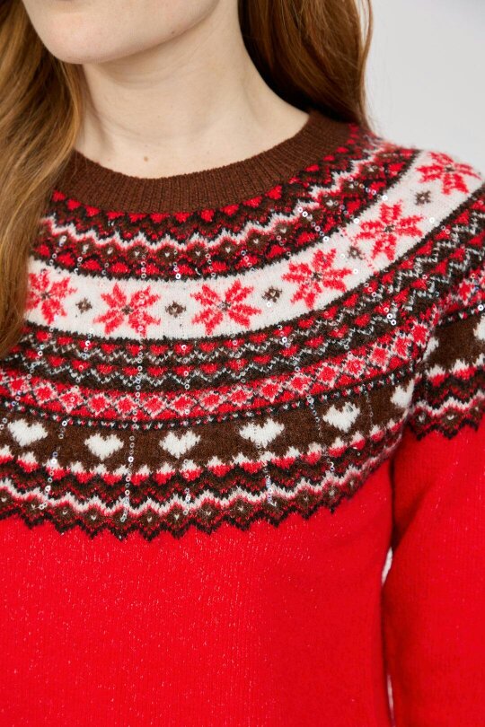Mudflower Fair Isle Yoke Jumper