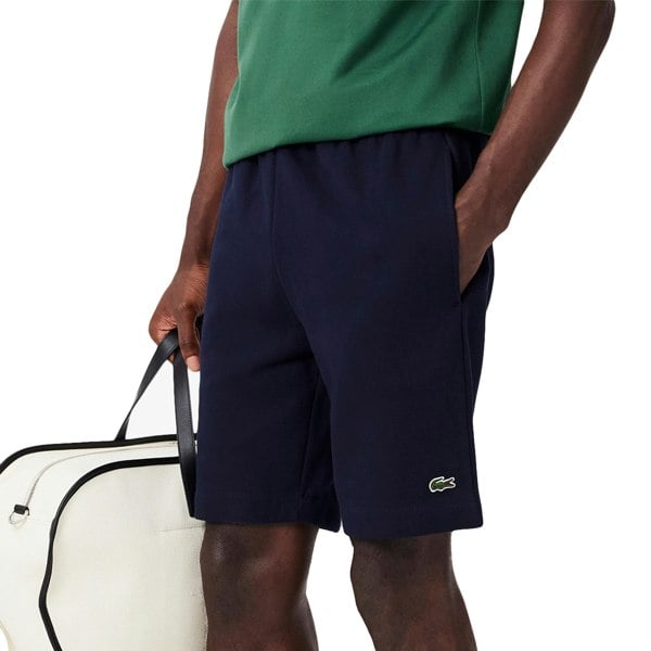 Lacoste Regular Fit Fleece Shorts Midnight Blue