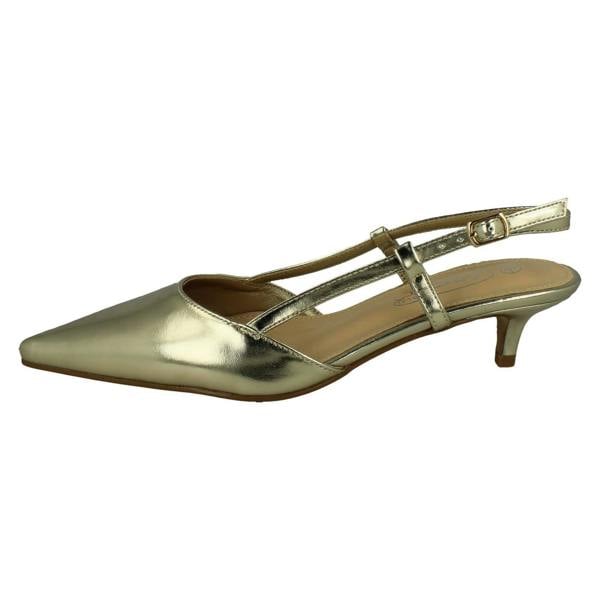 Spot On Ladies Spot On Pointed Slingback Shoes F00489