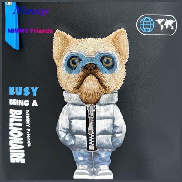 Nimmy Friends Glasses Cool Cat Laptop Backpack Black - N-KM-DNBB-01