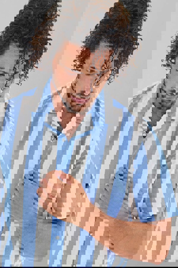 ENORSIA Revere Collar Short Sleeves Shirt