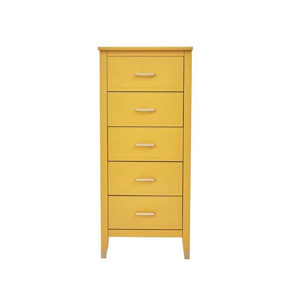 Cabinet Bits Palazzi 5 Drawer Narrow Chest of Drawers