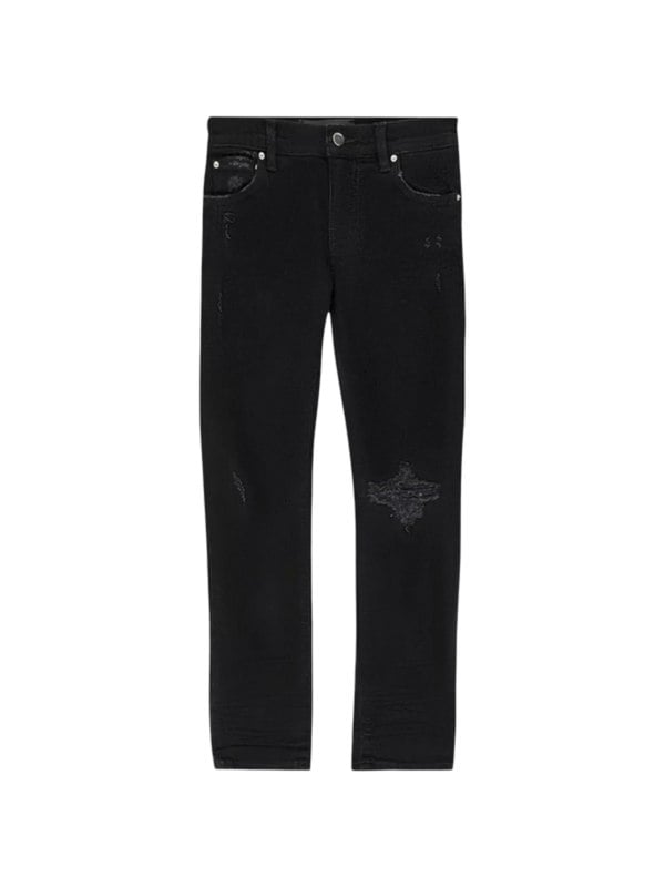 Amiri Kids Broken Jeans – Black