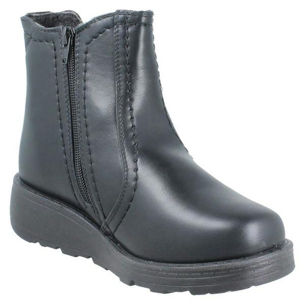 Spot On Ladies Spot On Wide Fit Ankle Boots F4467