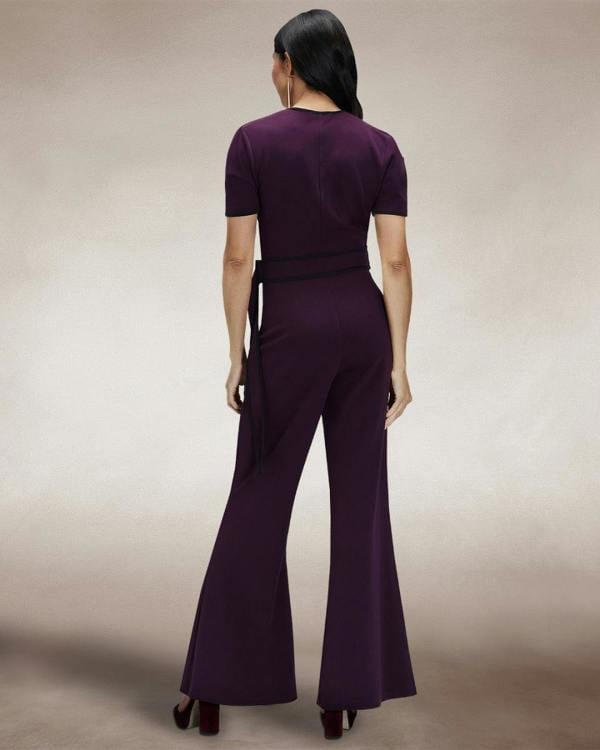 HotSquash Contrast Piping Detail Jumpsuit