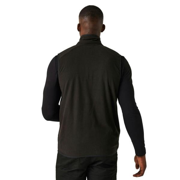 Regatta Mens Navigate Fleece Gilet - Black/Orange Pop - 
