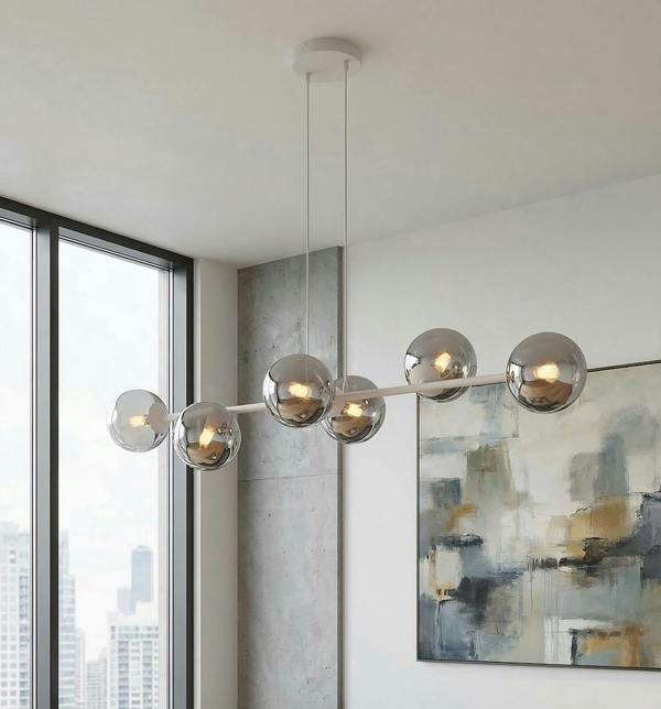 Emibig MAGNUS Pendant Lamp 6 x E14 Grey / Graphite
