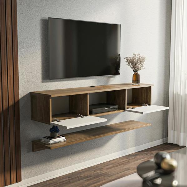 Decorotika Elia Modern Tv Stand TV Cabinet for TV's up to 60"